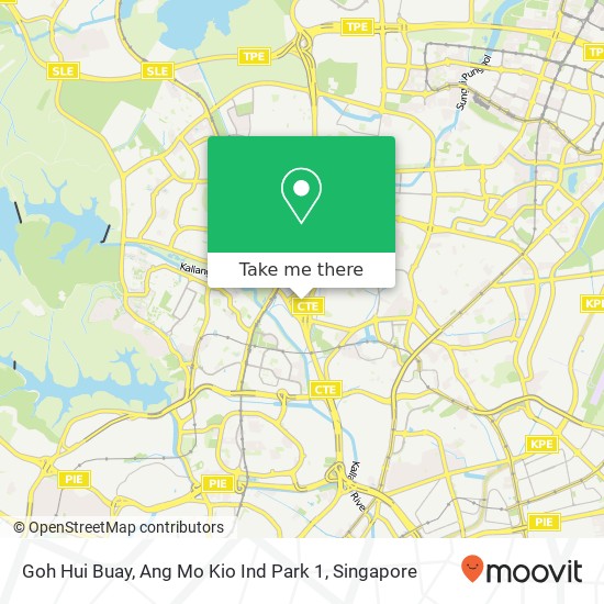 Goh Hui Buay, Ang Mo Kio Ind Park 1 map