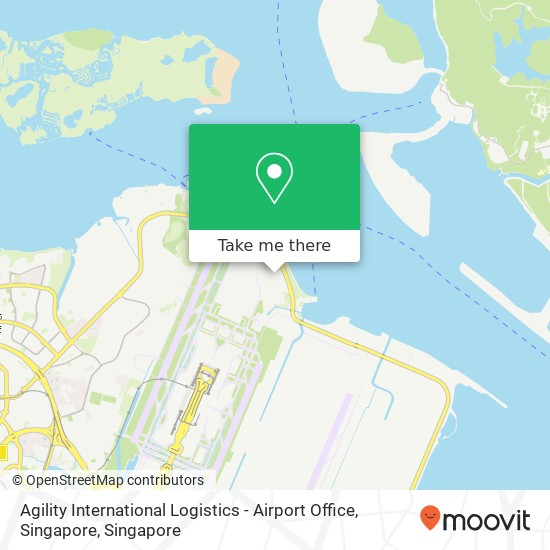 Agility International Logistics - Airport Office, Singapore map