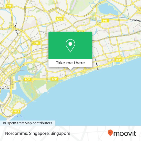 Norcomms, Singapore map