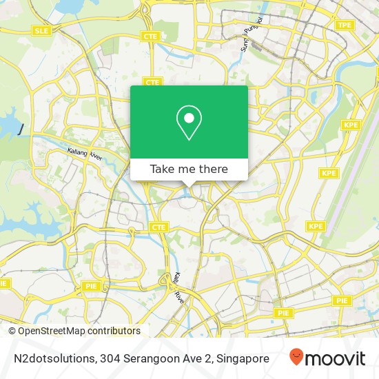 N2dotsolutions, 304 Serangoon Ave 2地图