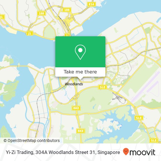 Yi-Zi Trading, 304A Woodlands Street 31 map