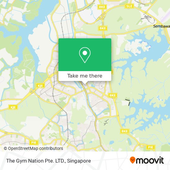 The Gym Nation Pte. LTD. map