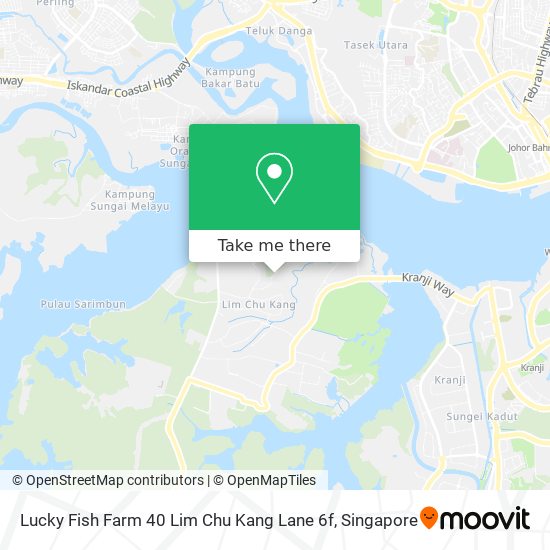 Lucky Fish Farm 40 Lim Chu Kang Lane 6f map