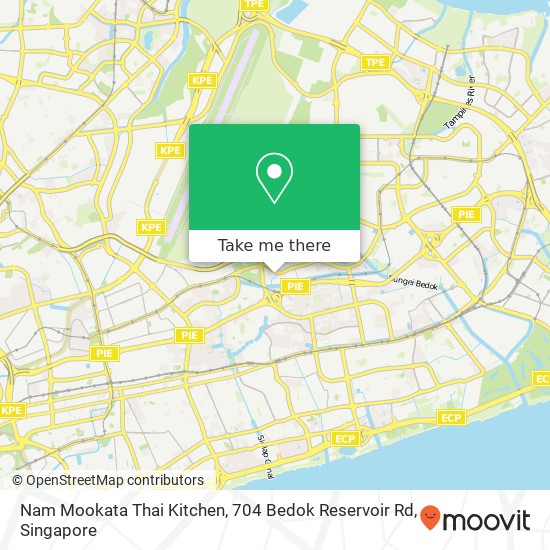 Nam Mookata Thai Kitchen, 704 Bedok Reservoir Rd地图