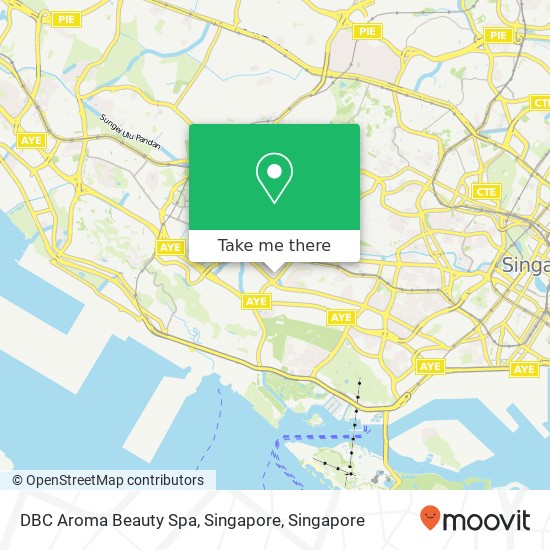 DBC Aroma Beauty Spa, Singapore map