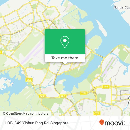 UOB, 849 Yishun Ring Rd地图