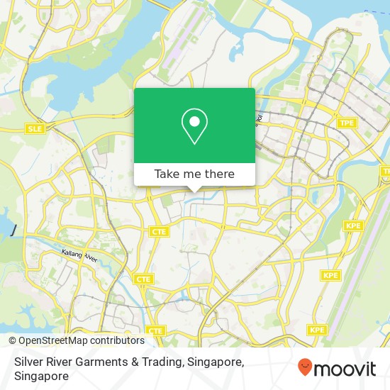 Silver River Garments & Trading, Singapore map