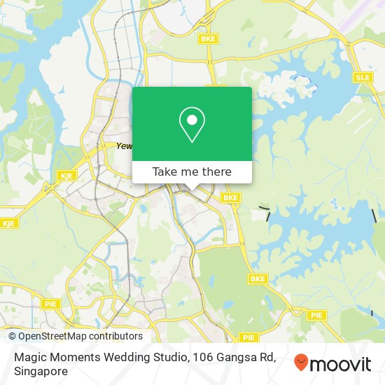 Magic Moments Wedding Studio, 106 Gangsa Rd地图