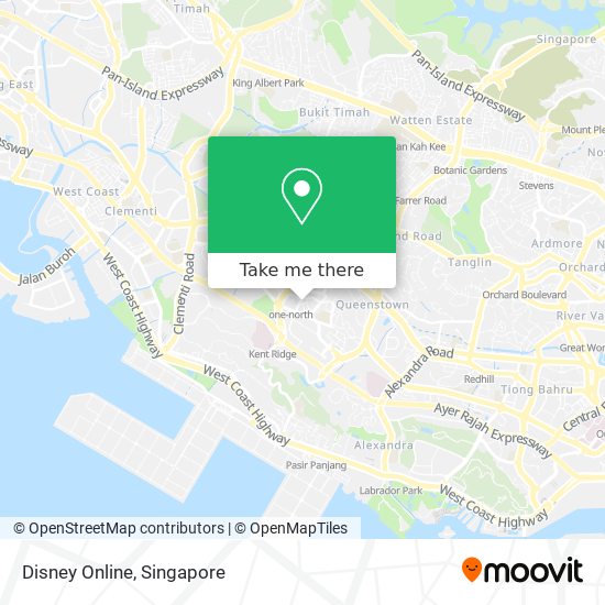 Disney Online map