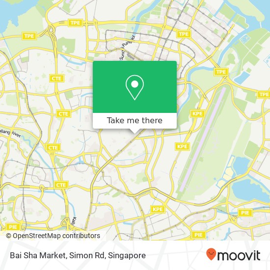 Bai Sha Market, Simon Rd map