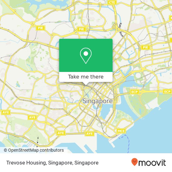 Trevose Housing, Singapore map