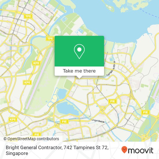 Bright General Contractor, 742 Tampines St 72地图