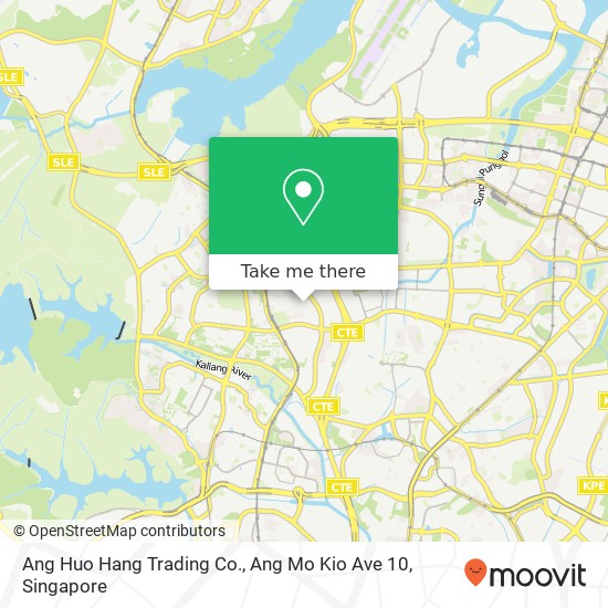 Ang Huo Hang Trading Co., Ang Mo Kio Ave 10 map