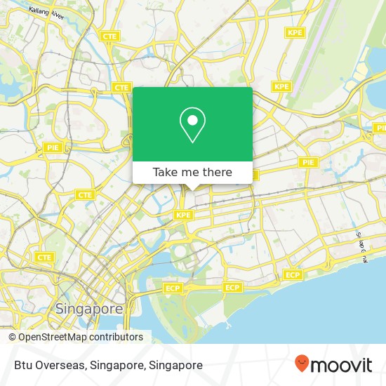 Btu Overseas, Singapore map
