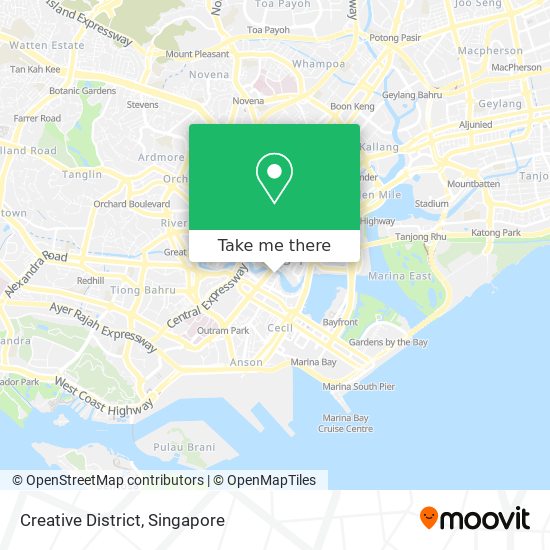Creative District map