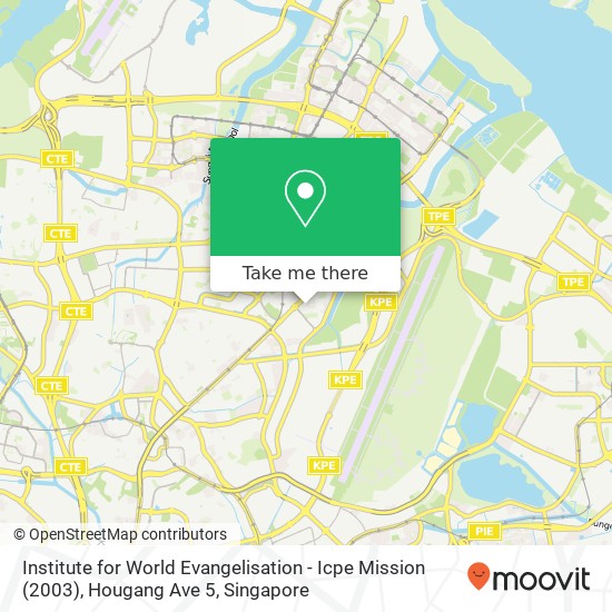 Institute for World Evangelisation - Icpe Mission (2003), Hougang Ave 5 map