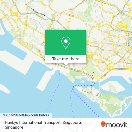 Hankyu International Transport, Singapore map