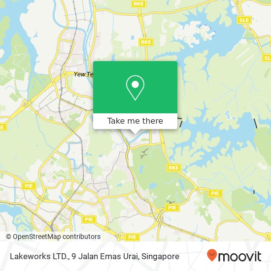 Lakeworks LTD., 9 Jalan Emas Urai地图