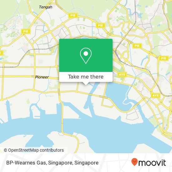 BP-Wearnes Gas, Singapore map