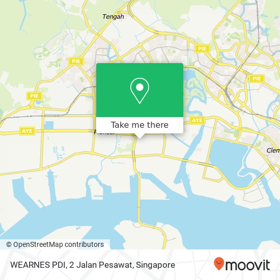 WEARNES PDI, 2 Jalan Pesawat map