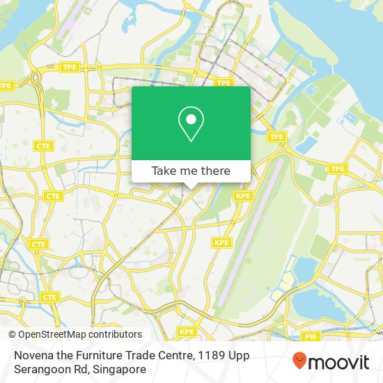 Novena the Furniture Trade Centre, 1189 Upp Serangoon Rd地图