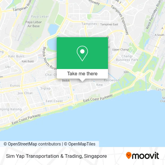 Sim Yap Transportation & Trading map