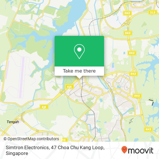 Simtron Electronics, 47 Choa Chu Kang Loop地图