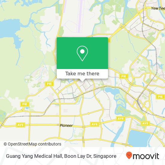 Guang Yang Medical Hall, Boon Lay Dr map