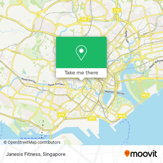 Janesis Fitness map