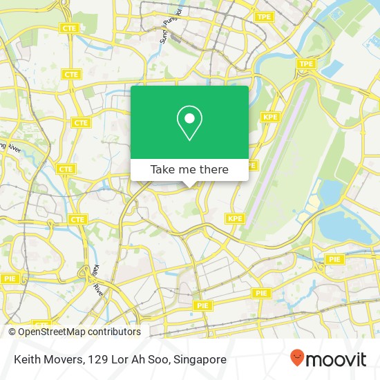 Keith Movers, 129 Lor Ah Soo map