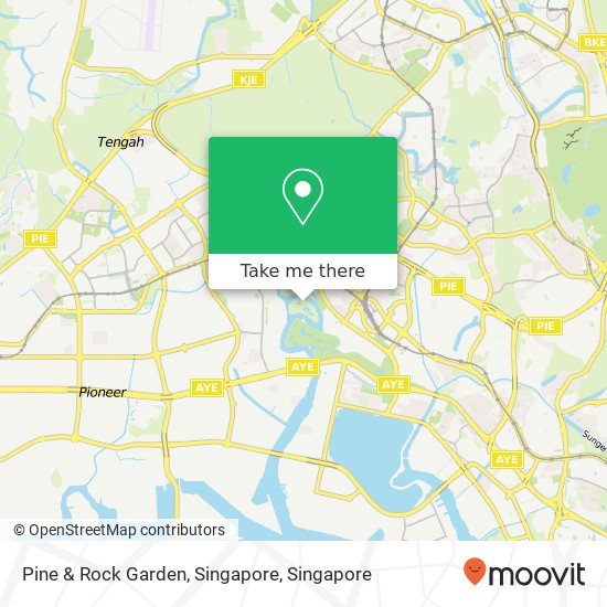 Pine & Rock Garden, Singapore map