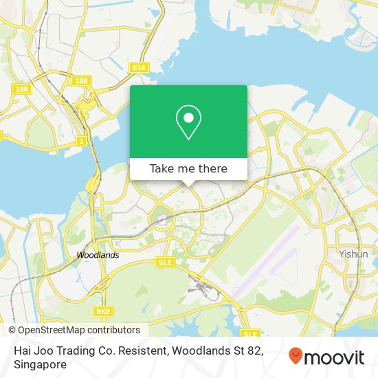 Hai Joo Trading Co. Resistent, Woodlands St 82 map
