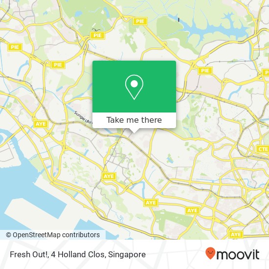 Fresh Out!, 4 Holland Clos地图