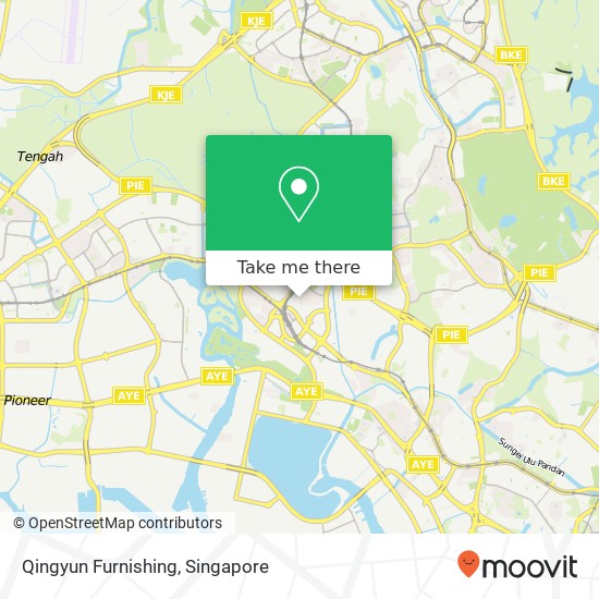 Qingyun Furnishing, Jurong East St 21 map