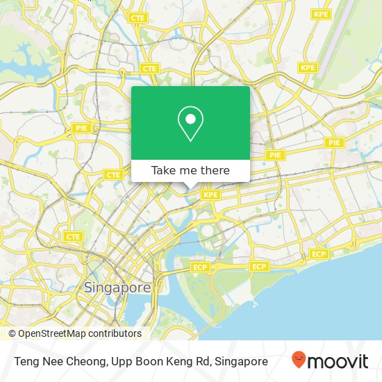 Teng Nee Cheong, Upp Boon Keng Rd map