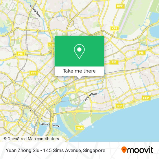 Yuan Zhong Siu - 145 Sims Avenue map