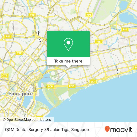 Q&M Dental Surgery, 39 Jalan Tiga地图