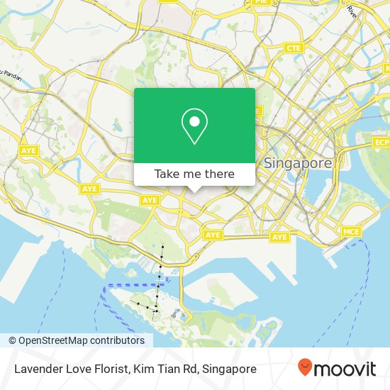 Lavender Love Florist, Kim Tian Rd地图