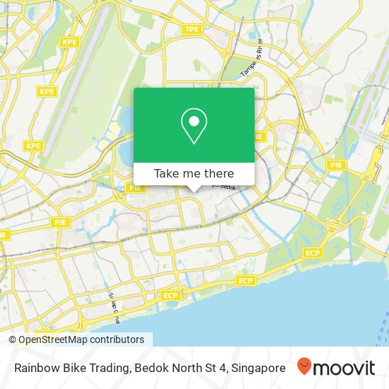 Rainbow Bike Trading, Bedok North St 4 map