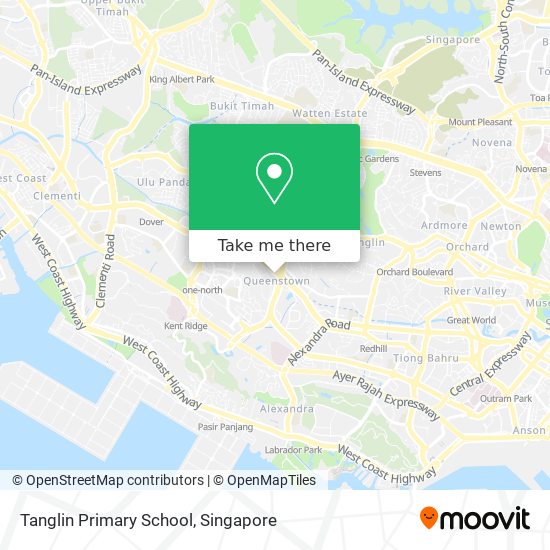 Tanglin Primary School map