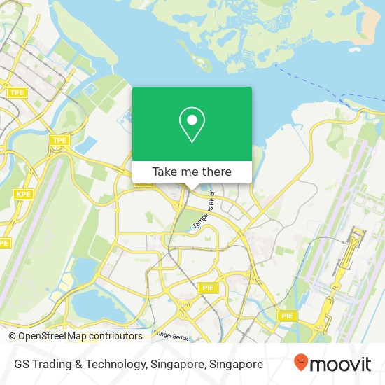 GS Trading & Technology, Singapore map