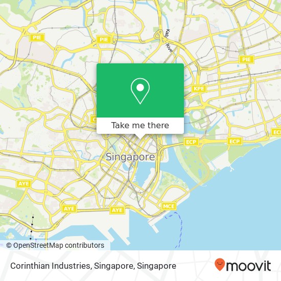 Corinthian Industries, Singapore map