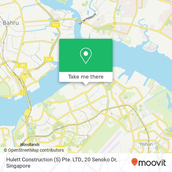 Hulett Construction (S) Pte. LTD., 20 Senoko Dr地图