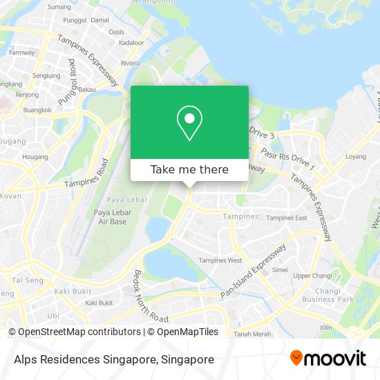Alps Residences Singapore map
