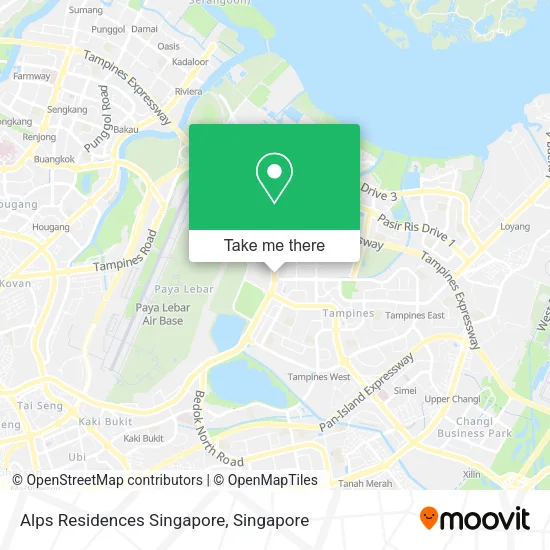 Alps Residences Singapore地图