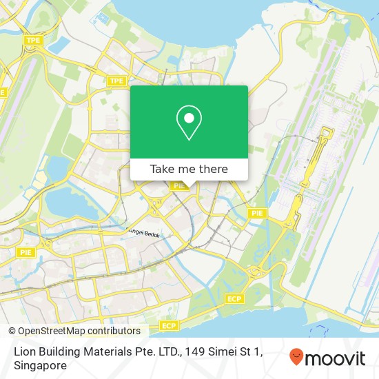 Lion Building Materials Pte. LTD., 149 Simei St 1地图