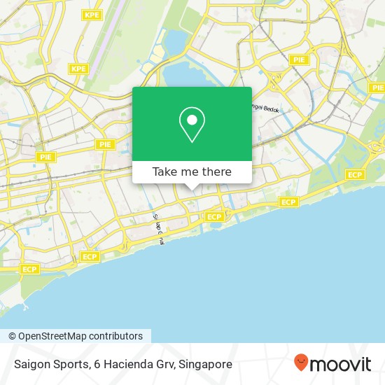 Saigon Sports, 6 Hacienda Grv map