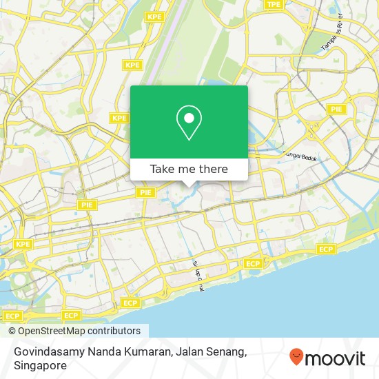 Govindasamy Nanda Kumaran, Jalan Senang地图