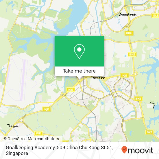 Goalkeeping Academy, 509 Choa Chu Kang St 51地图