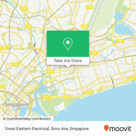 Great Eastern Electrical, Sims Ave地图